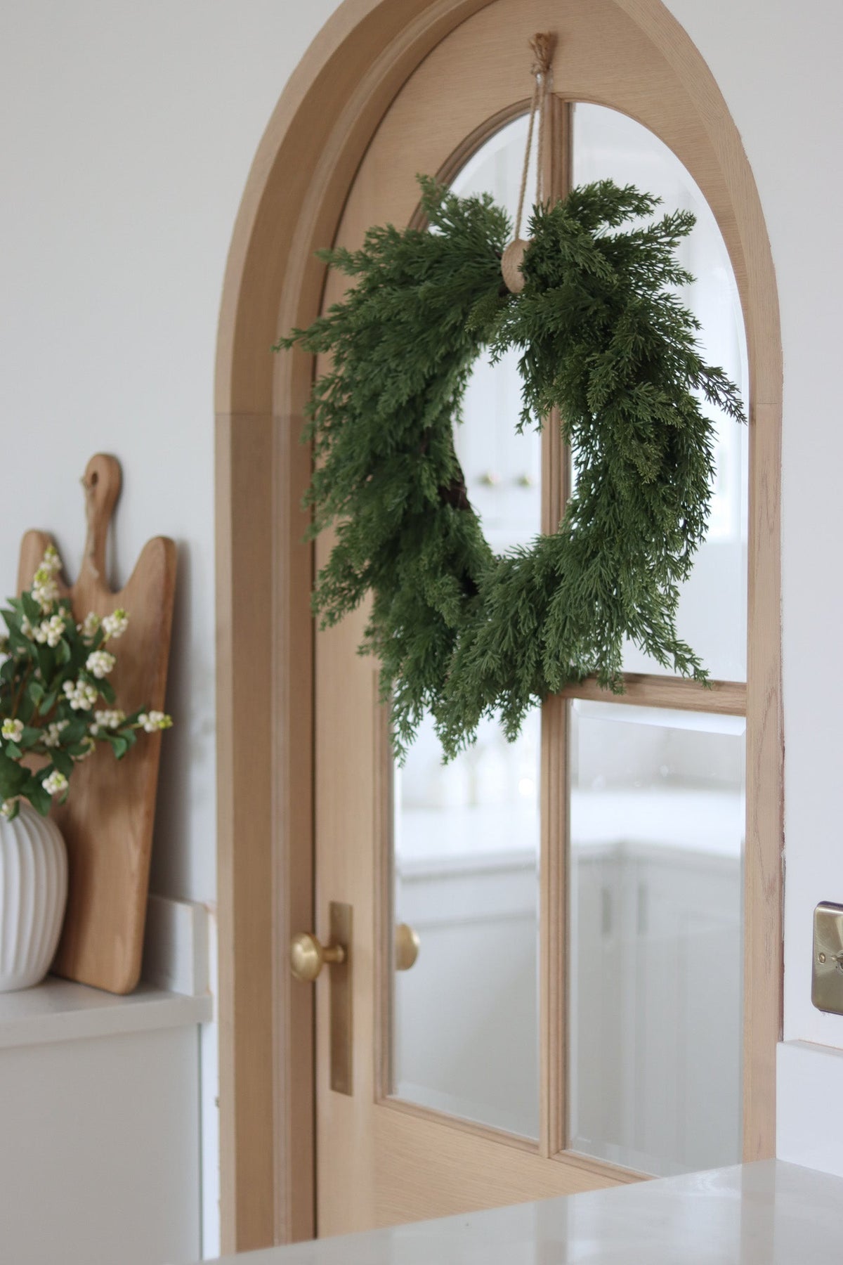 Faux Christmas Wreath - Conifer