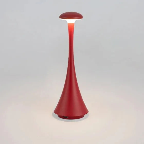 New Arrival Mushroom Table Lamp Rechargeable Wireless Touch Lamp Creative Desk Lamp USB-C Desk Lamp Bedroom Atmosphere Light