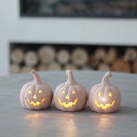 3 Mini Jack O Lanterns