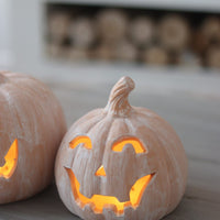 Set of Large Jack O Lanterns - DEFECT