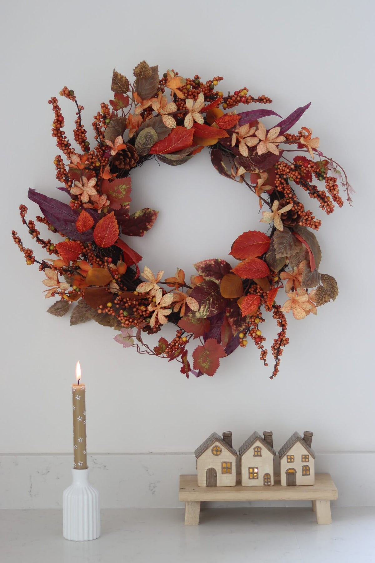 Autumn Wreath - Pine Cones