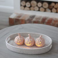 3 Mini Jack O Lanterns