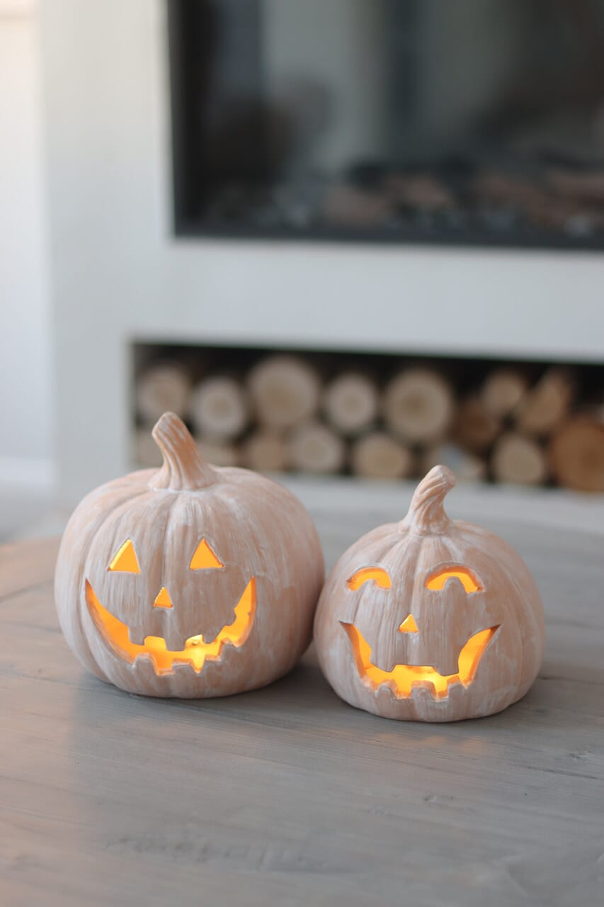 Set of Large Jack O Lanterns