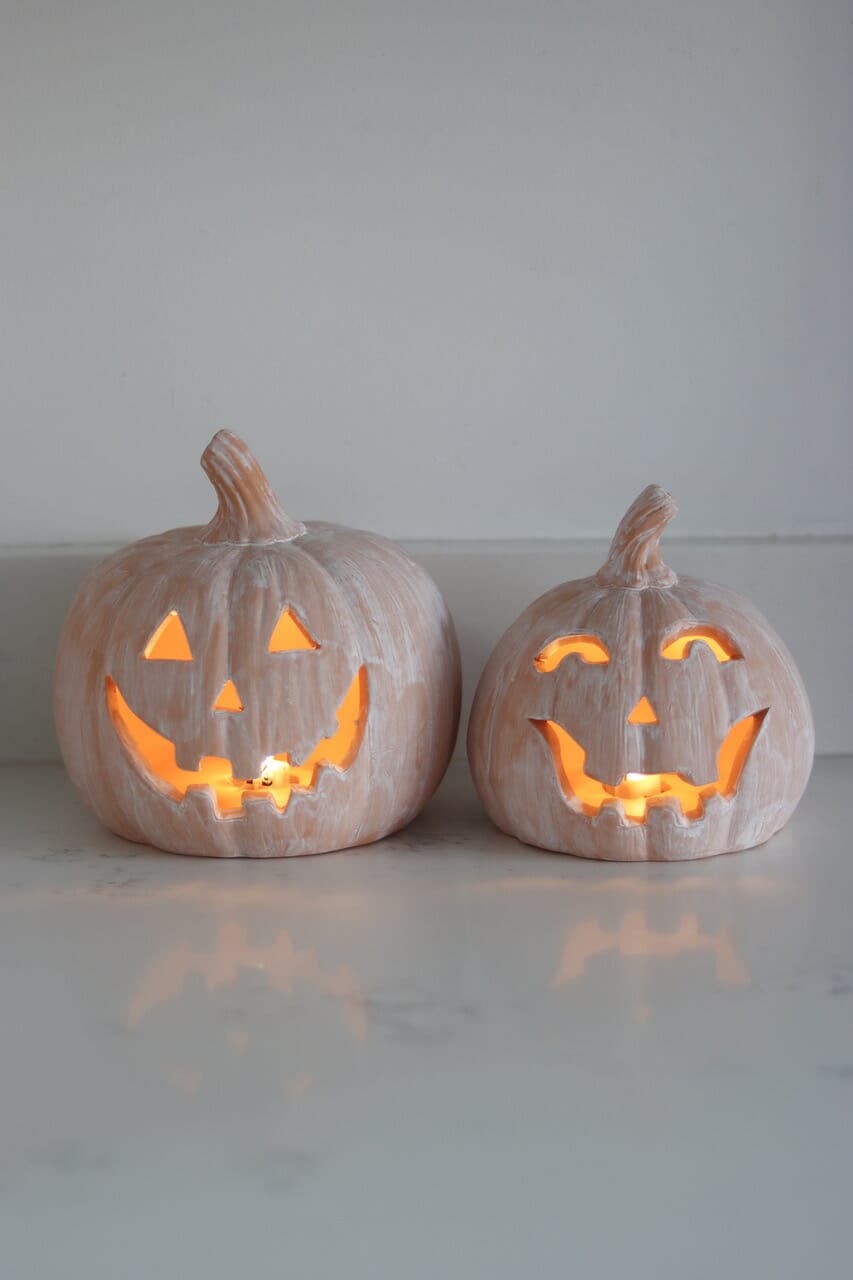 Set of Large Jack O Lanterns