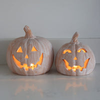 Set of Large Jack O Lanterns - DEFECT