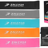 Resistance Bands, Exercise Workout Loop Bands for Legs Arms, 5 Set of Different Resistance Levels Elastic Bands for Women and Men for Yoga, Gym, Training