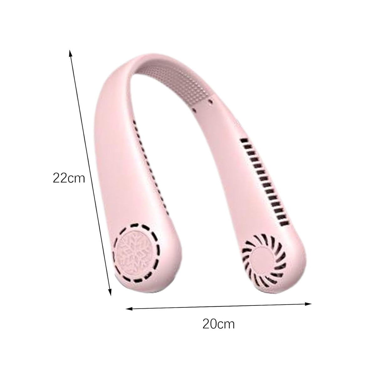 Neck Fan Rechargeable Wearable Bladeless Personal Fan for Travel Home Summer Pink|Home Decor|Figurines