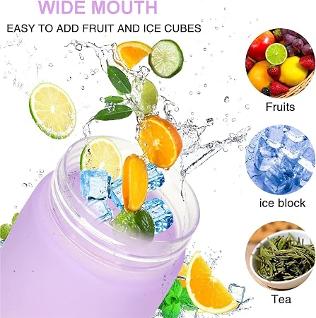 Sport water bottle 650ml, Air Up Water Bottle BPA Free, Scent Water Cup with 1 Random Flavour Pods, Leak Proof Sports Water Cup with Straw&Pods Suitable for Outdoor Sports