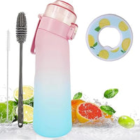 Sport water bottle 650ml, Air Up Water Bottle BPA Free, Scent Water Cup with 1 Random Flavour Pods, Leak Proof Sports Water Cup with Straw&Pods Suitable for Outdoor Sports