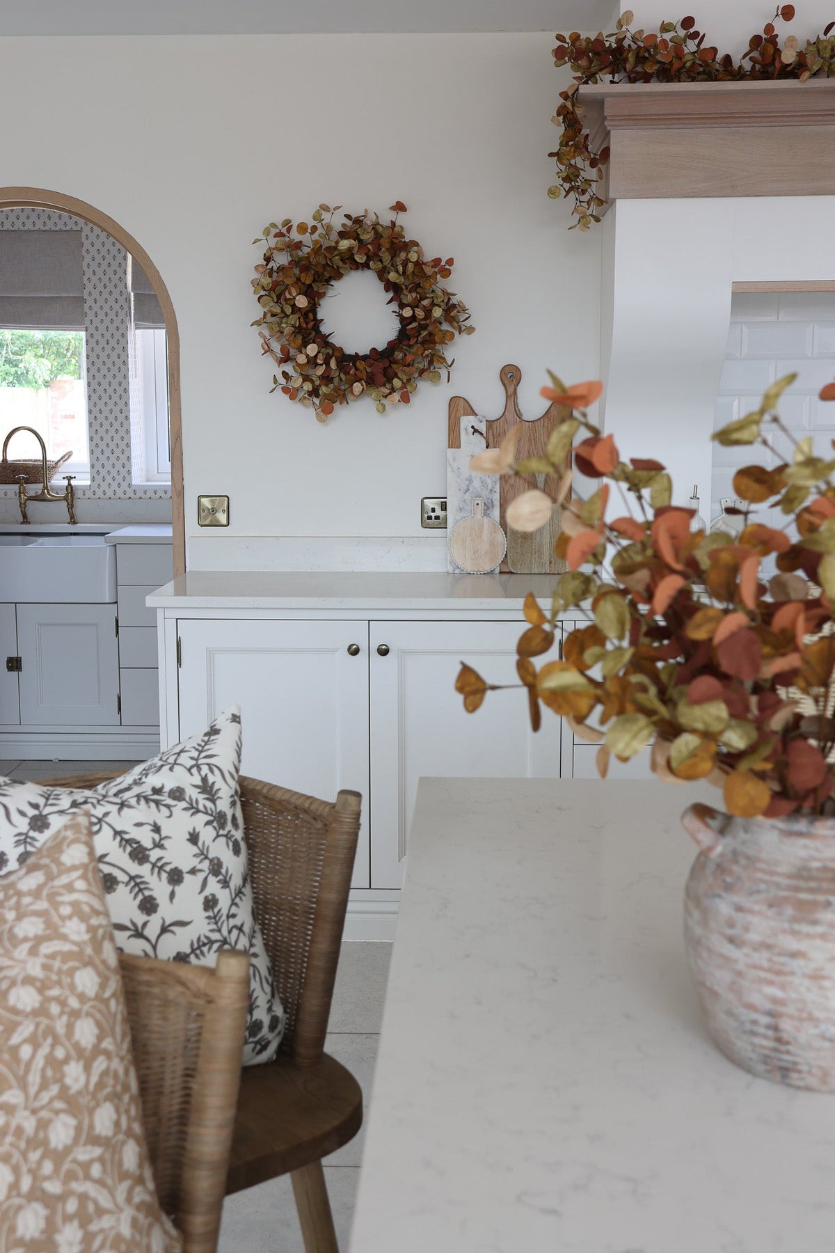 Autumn Wreath - Eucalyptus Rust