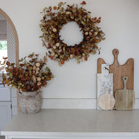 Autumn Wreath - Eucalyptus Rust