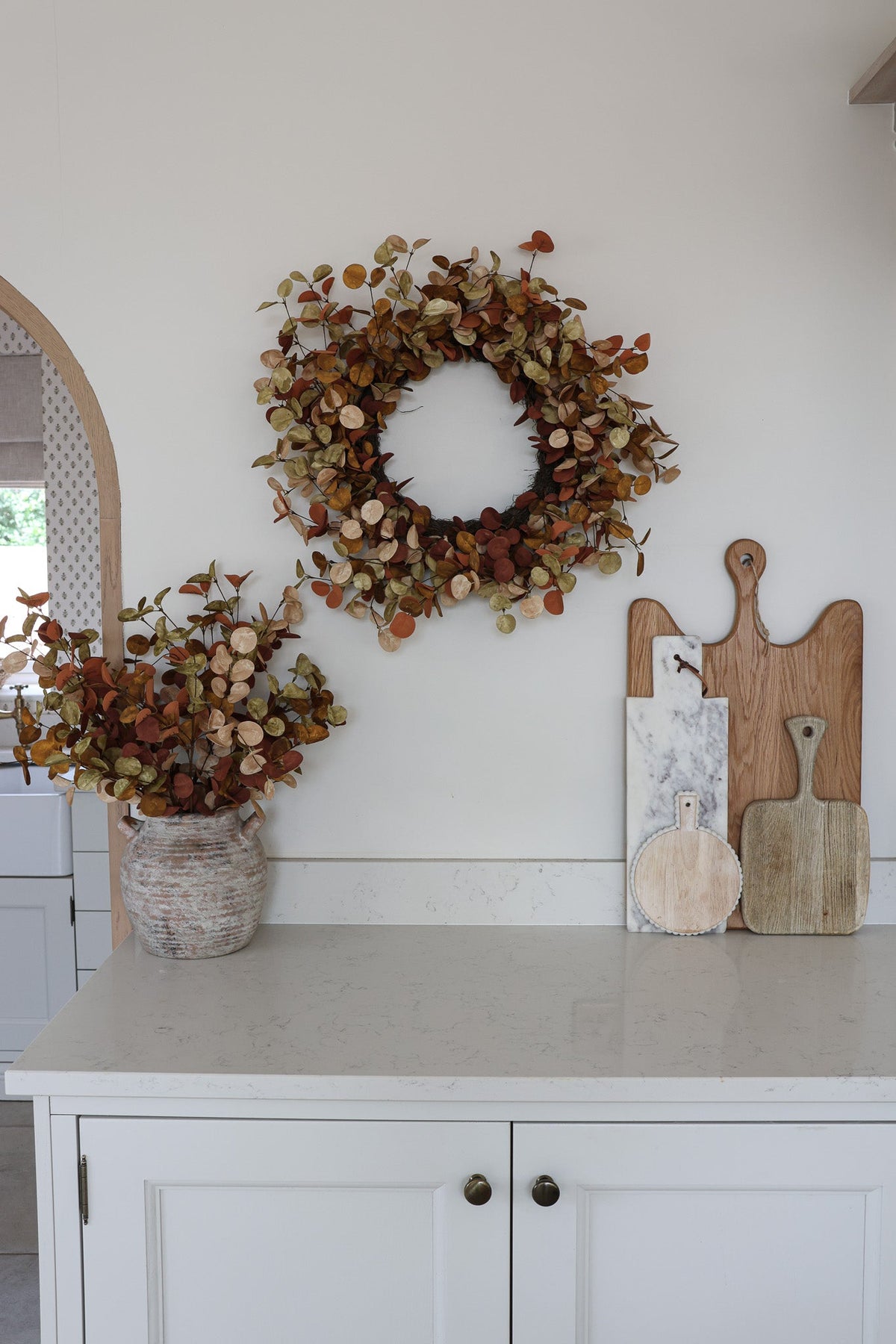 Autumn Wreath - Eucalyptus Rust