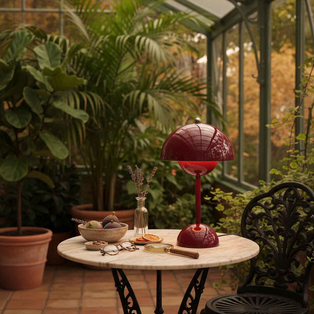 Cordless Flowerpot Table Lamp 28cm | USB-C | Touch Control