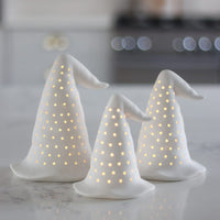 Ceramic Witch Hats - Set of 3