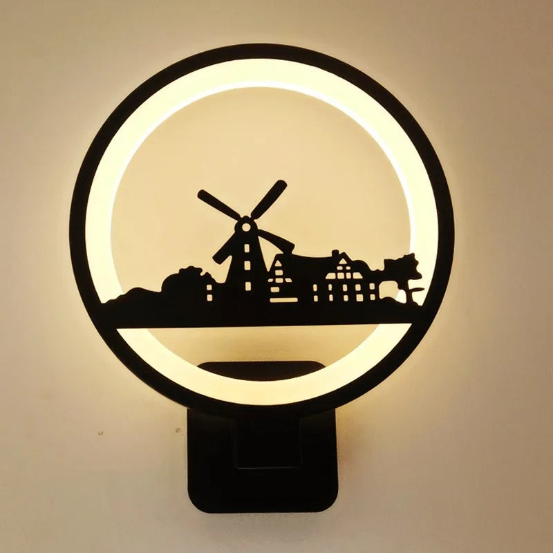 Modern Creative Wall Lamp Indoor Bedroom Living Room Dining Corridor Lighting Decorative Modern Wall Lighting