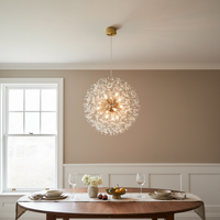 Dandelion Crystal Pendant Light | G9 | 60cm Sphere
