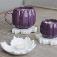 Large Pumpkin Mug - Purple