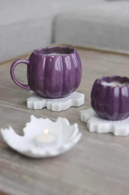 Large Pumpkin Mug - Purple