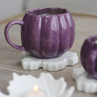 Large Pumpkin Mug - Purple