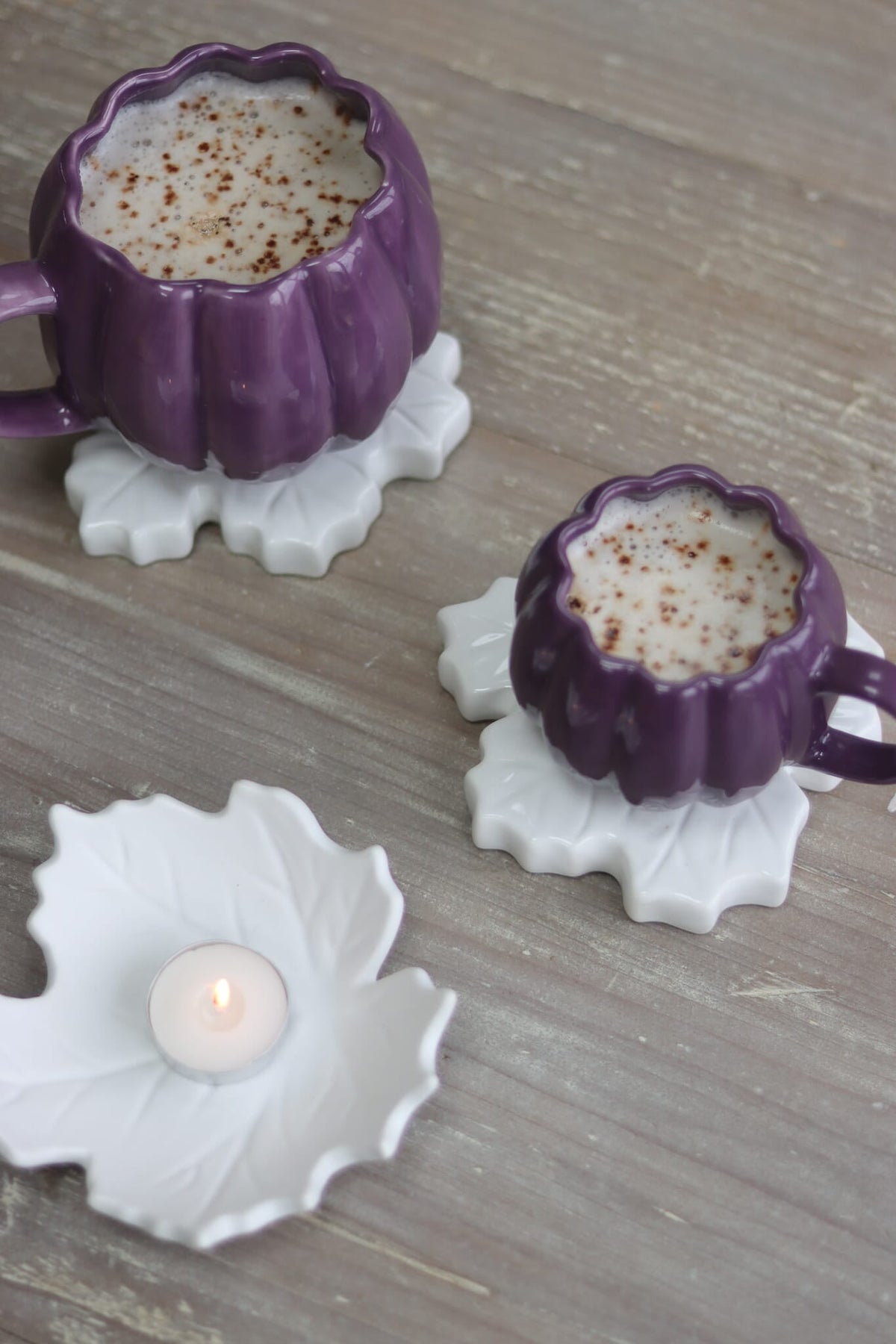 Large Pumpkin Mug - Purple