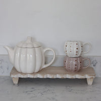 Pumpkin Tea Pot - Speckled