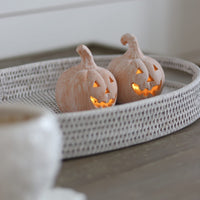 Set of 2 Jack O Lanterns - Small