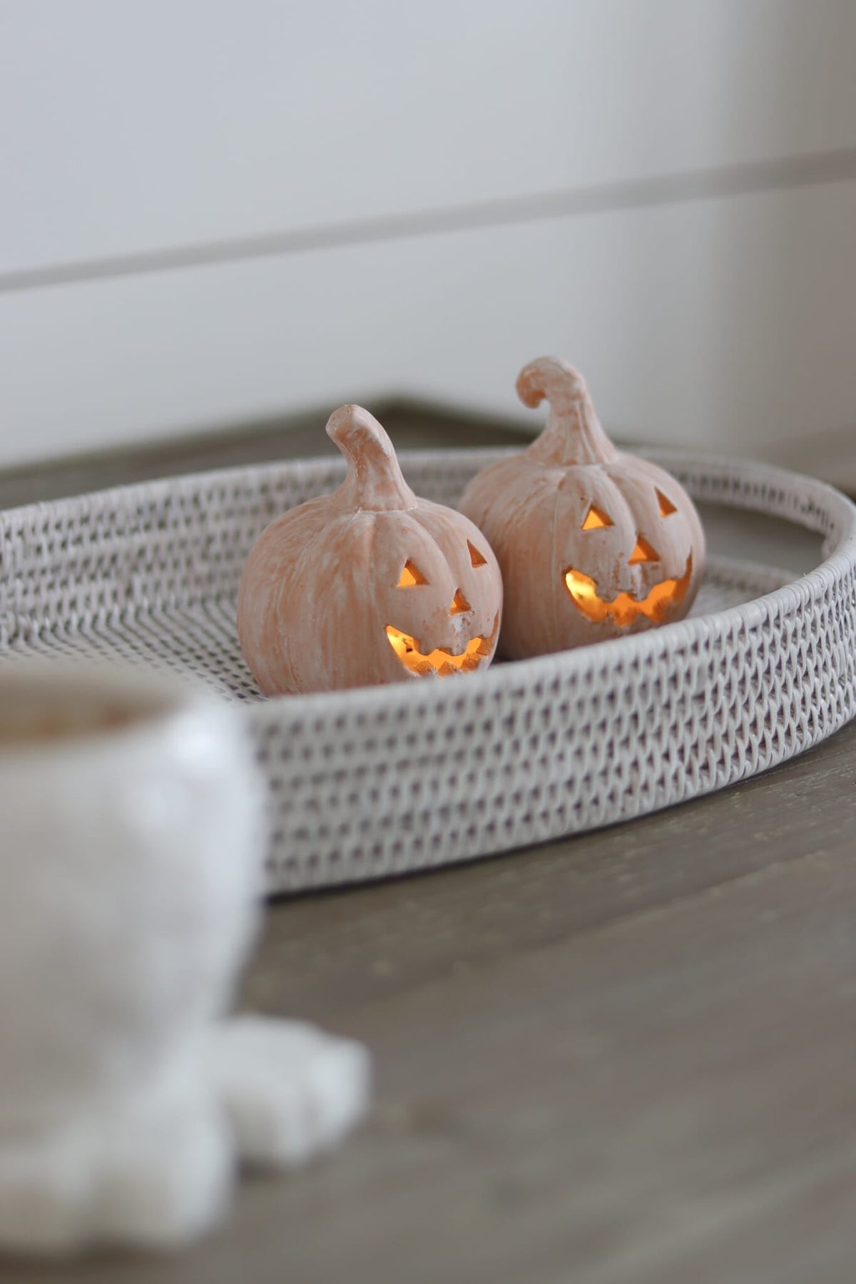 Set of 2 Jack O Lanterns - Small
