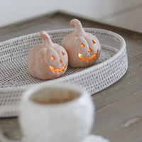 Set of 2 Jack O Lanterns - Small
