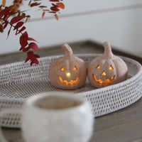 Set of 2 Jack O Lanterns - Small
