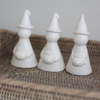 LED Ceramic Witches - Cauldron 3pc