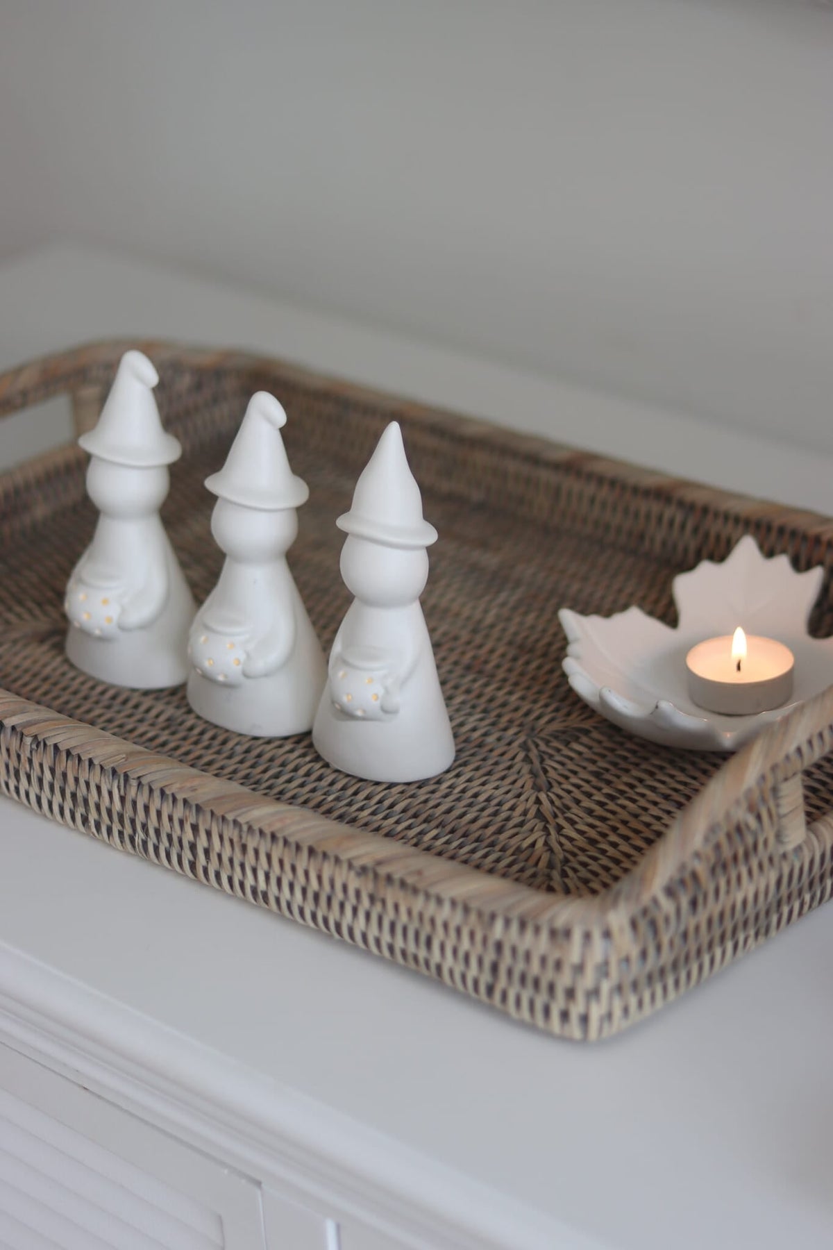 LED Ceramic Witches - Cauldron 3pc
