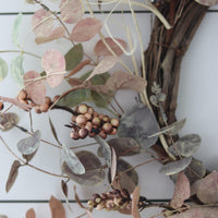 Light Eucalyptus Berries -  Autumn Wreath