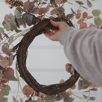 Light Eucalyptus Berries -  Autumn Wreath