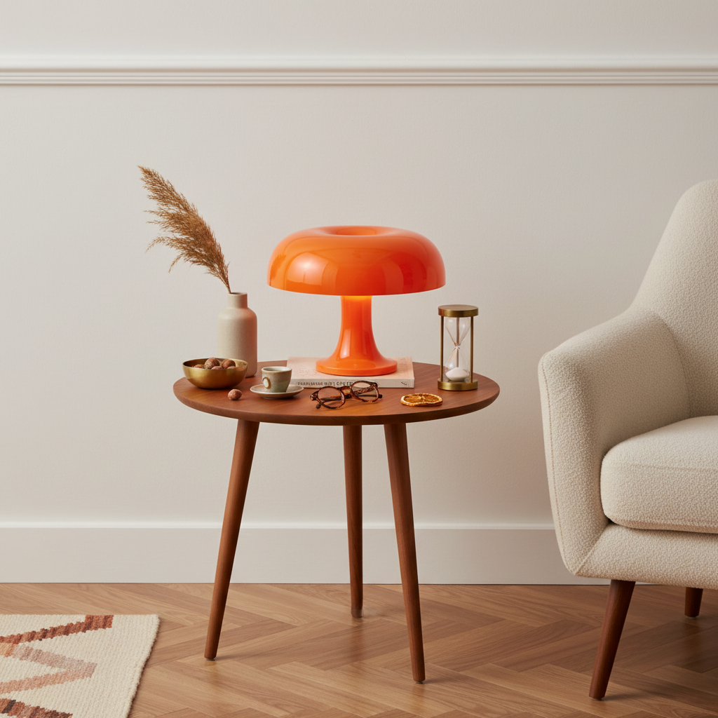 Mini Panton Mushroom Rechargeable Table Lamp 25cm | USB-C
