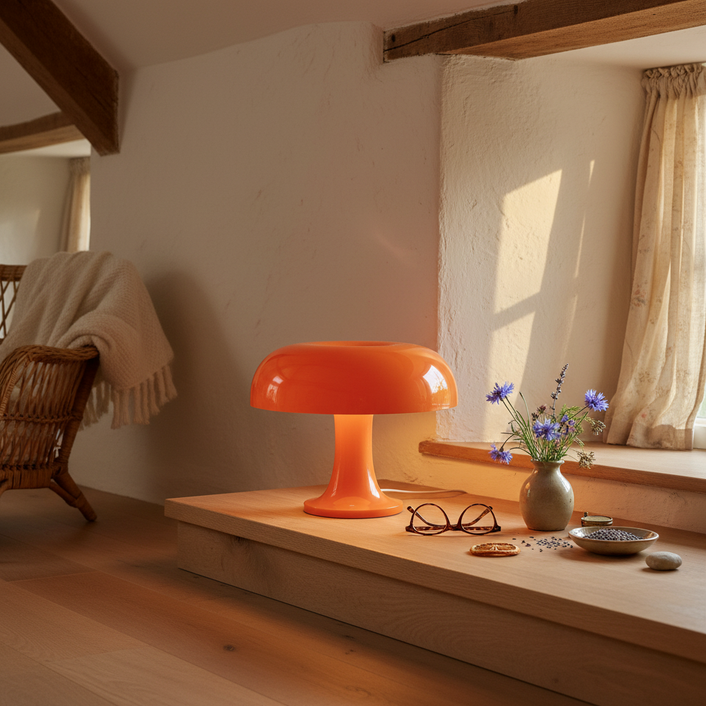 Mini Panton Mushroom Rechargeable Table Lamp 25cm | USB-C