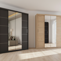 OSLO Sliding Door Wardrobe with Centred Mirror