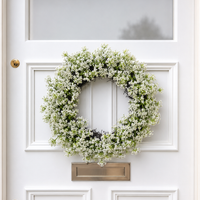 Queen Annes Lace Wreath - White