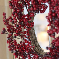 Christmas Wreath -  Red Winter Berries