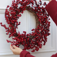 Christmas Wreath -  Red Winter Berries