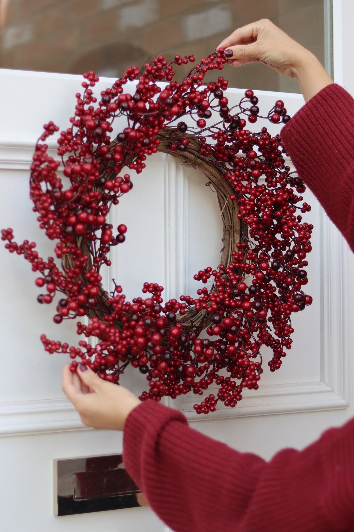 Christmas Wreath -  Red Winter Berries