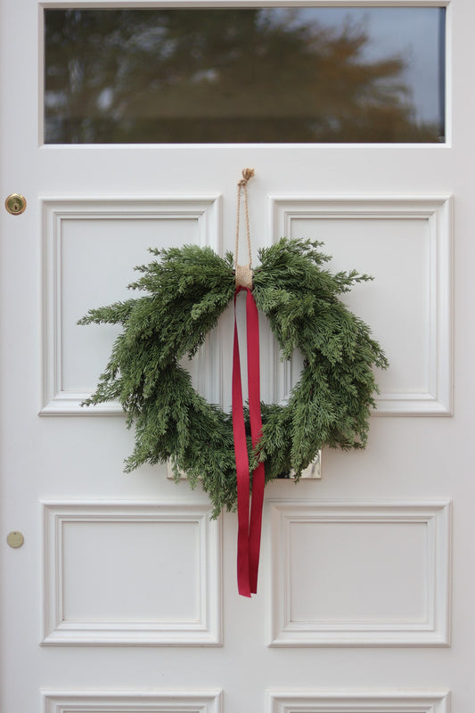 Faux Christmas Wreath - Conifer