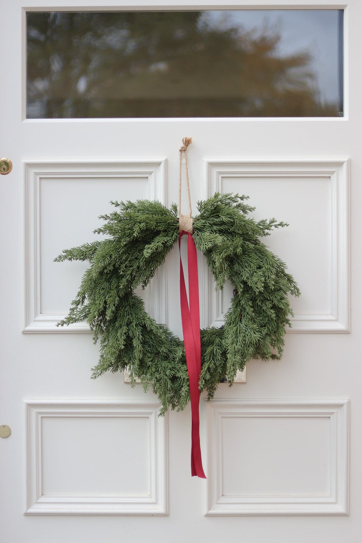 Faux Christmas Wreath - Conifer
