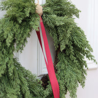 Faux Christmas Wreath - Conifer