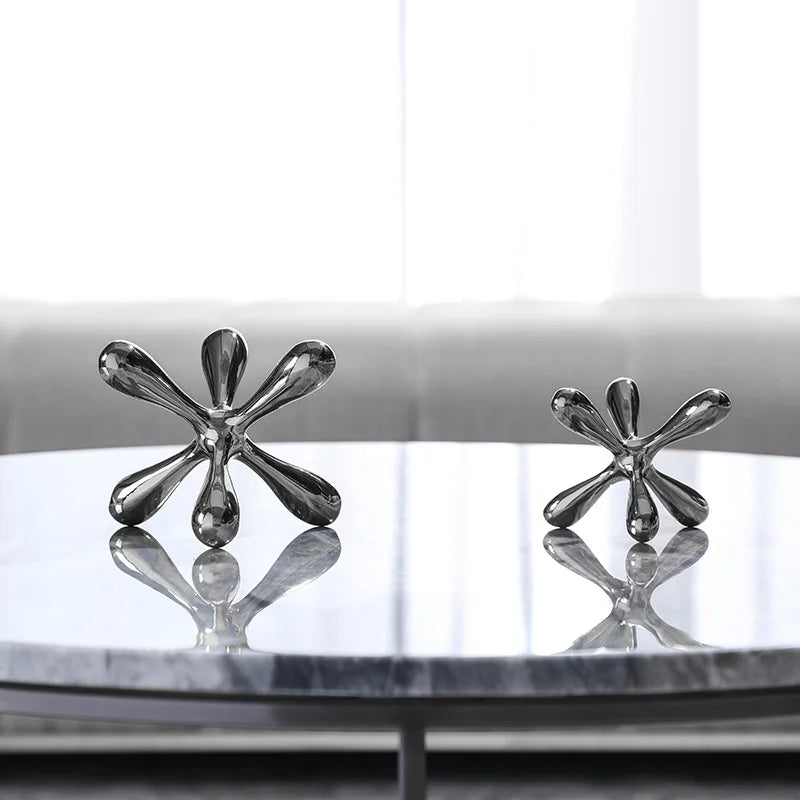 Resin Ornament Display Geometric Sculpture Furnishings Living Room Figurines Miniatures Home Accessories Decoration Crafts Gifts