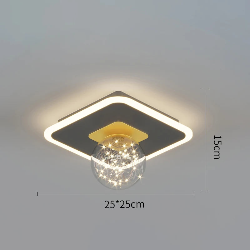 LED Ceiling Lights Interior Lighting Home Decor For Living Room Dining Table Bedroom Closets Corridor Modern Ceiling Lamp