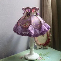 Table Lamps Modern Led Fabric Lamp Shades for Living Room Bedroom Desk Lighting Fixtures Wedding Light Home Decor   WJ122113