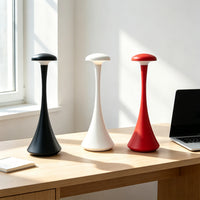 New Arrival Mushroom Table Lamp Rechargeable Wireless Touch Lamp Creative Desk Lamp USB-C Desk Lamp Bedroom Atmosphere Light