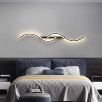 Modern LED Wall Lamp Minimalist Long-Strip Lighting Fixture For Tv Background Lighting In Living Room Bedside Lighting Bedroom