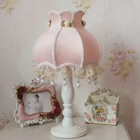 Table Lamps Modern Led Fabric Lamp Shades for Living Room Bedroom Desk Lighting Fixtures Wedding Light Home Decor   WJ122113
