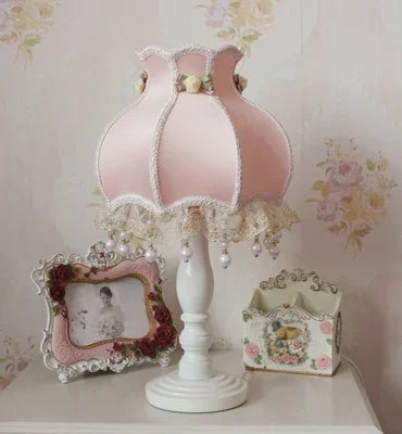 Table Lamps Modern Led Fabric Lamp Shades for Living Room Bedroom Desk Lighting Fixtures Wedding Light Home Decor   WJ122113